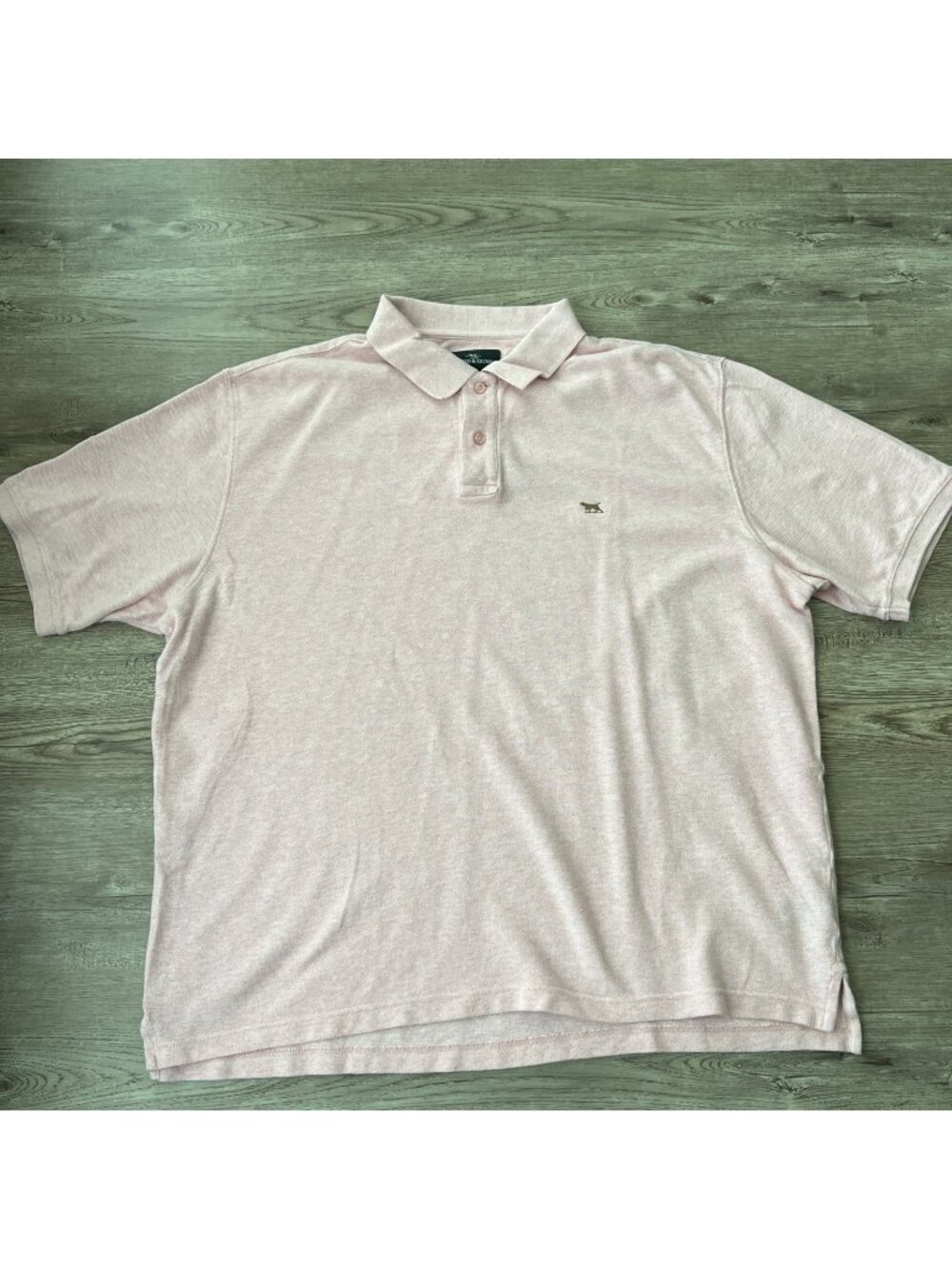 Rodd & Gunn Original Fit Polo Shirt Mens 2XL Light Pink Short Sleeve Cotton